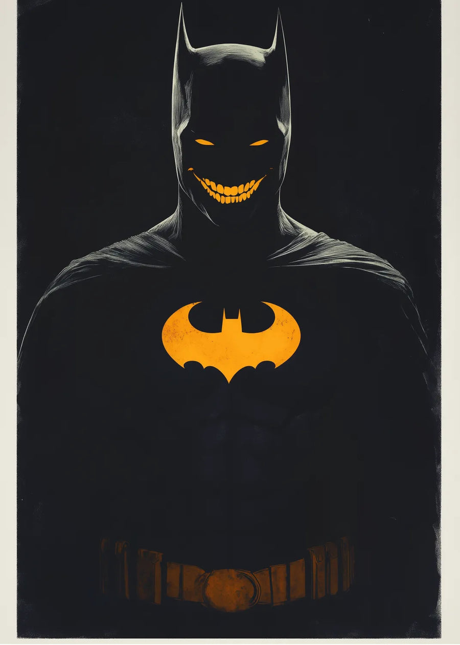 Batman X Joker Metal Poster Metal Wall Posters | Premium, Waterproof & Magnet-Mounted Art