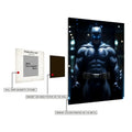Batman in modern Batsuit Metal Wall Posters | Premium, Waterproof & Magnet-Mounted Art