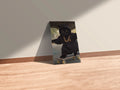 Black Cat on Skateboard  Metal Wall Posters | Premium, Waterproof & Magnet-Mounted Art