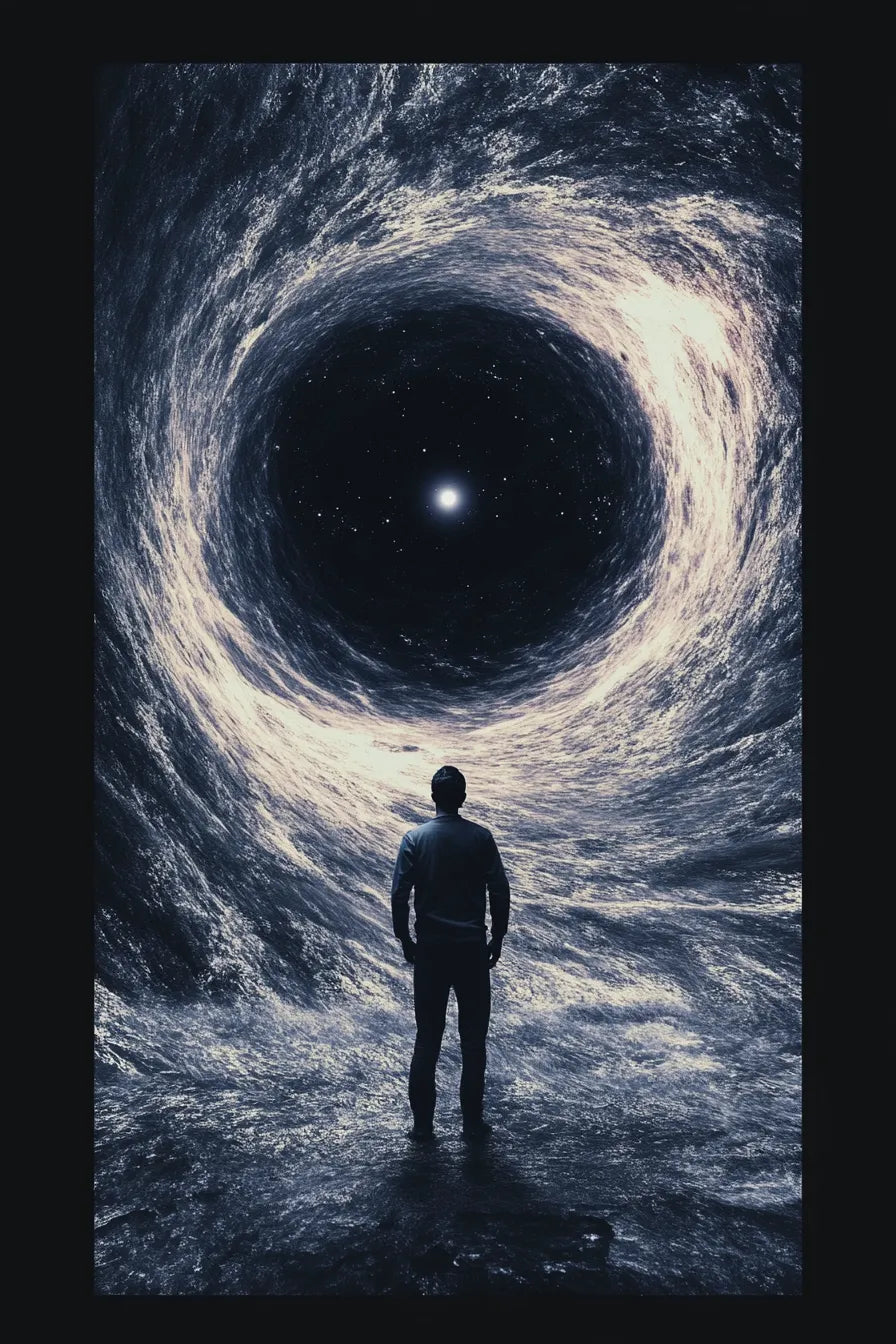 Black Hole Metal Wall Posters | Premium, Waterproof & Magnet-Mounted Art