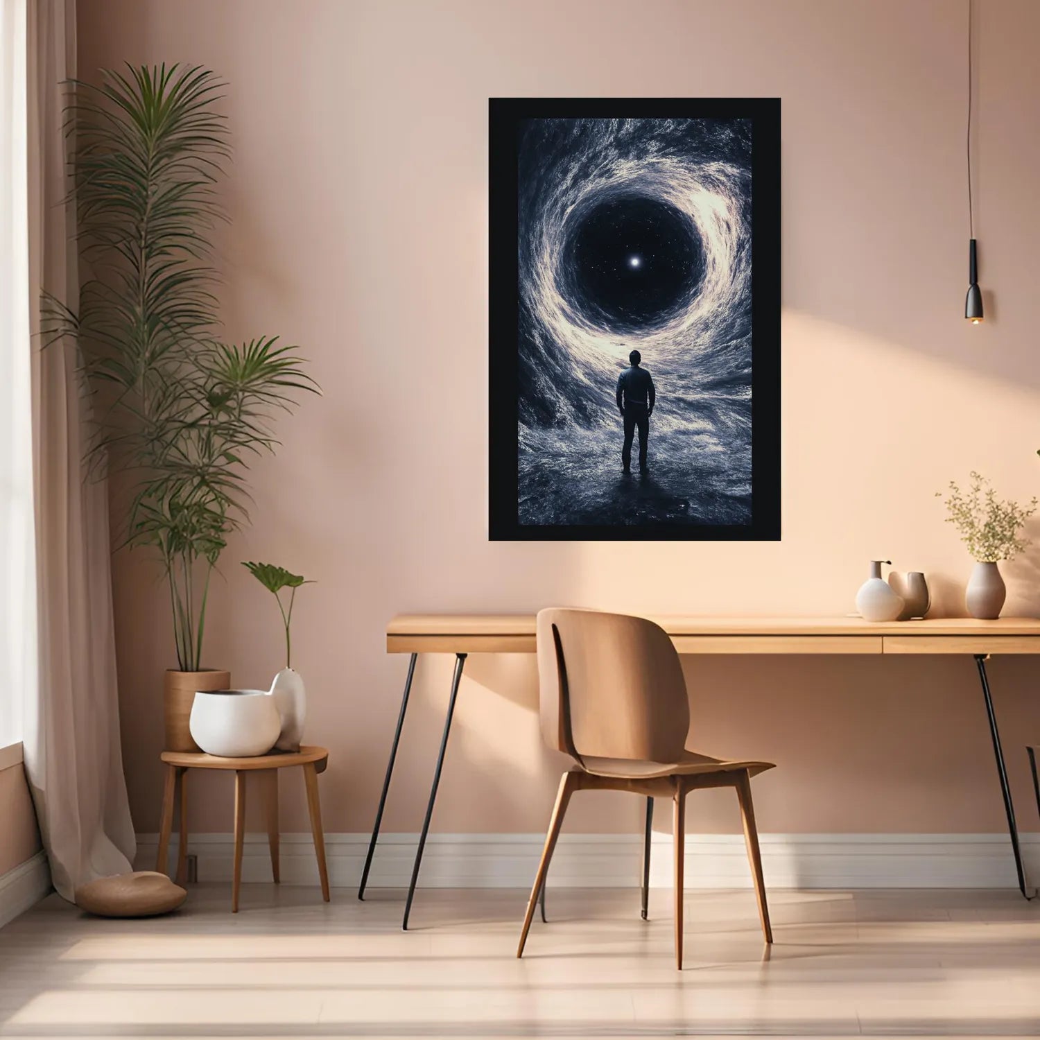 Black Hole Metal Wall Posters | Premium, Waterproof & Magnet-Mounted Art