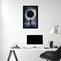 Black Hole Metal Wall Posters | Premium, Waterproof & Magnet-Mounted Art