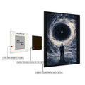 Black Hole Metal Wall Posters | Premium, Waterproof & Magnet-Mounted Art