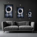 Black Hole Metal Wall Posters | Premium, Waterproof & Magnet-Mounted Art