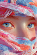 Blue Eyed Redhead Girl Closeup Metal Posters | Premium, Waterproof & Magnet-Mounted Art