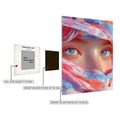 Blue Eyed Redhead Girl Closeup Metal Posters | Premium, Waterproof & Magnet-Mounted Art