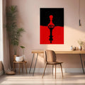 Born To be a king Motivational Metal Wall Posters | Premium, Waterproof & Magnet-Mounted Art