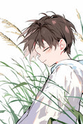 Boy Chilling in Nature  Metal Wall Posters | Premium, Waterproof & Magnet-Mounted Art