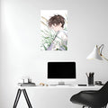 Boy Chilling in Nature  Metal Wall Posters | Premium, Waterproof & Magnet-Mounted Art