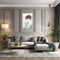 Boy Chilling in Nature  Metal Wall Posters | Premium, Waterproof & Magnet-Mounted Art