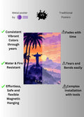 Brazil Metal Posters | Premium, Waterproof & Magnet-Mounted Art
