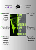 Breaking Bad Metal Posters | Premium, Waterproof & Magnet-Mounted Art