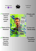 Brian O_conner Metal Posters | Premium, Waterproof & Magnet-Mounted Art