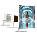 Bride Back View Photography Metal Wall Posters | Premium, Waterproof & Magnet-Mounted Art