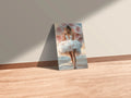 Bride with Flowers Photography Metal Wall Posters | Premium, Waterproof & Magnet-Mounted Art