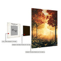 Calm Forest Metal Wall Posters | Premium, Waterproof & Magnet-Mounted Art
