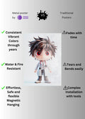 Cartoon Cute Little Doctor  Metal Posters | Premium, Waterproof & Magnet-Mounted Art