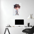 Cartoon Cute Little Doctor  Metal Posters | Premium, Waterproof & Magnet-Mounted Art