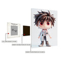 Cartoon Cute Little Doctor  Metal Posters | Premium, Waterproof & Magnet-Mounted Art