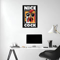 Chicken Funny  Metal Posters | Premium, Waterproof & Magnet-Mounted Art