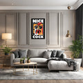 Chicken Funny  Metal Posters | Premium, Waterproof & Magnet-Mounted Art