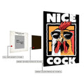 Chicken Funny  Metal Posters | Premium, Waterproof & Magnet-Mounted Art