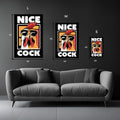 Chicken Funny  Metal Posters | Premium, Waterproof & Magnet-Mounted Art