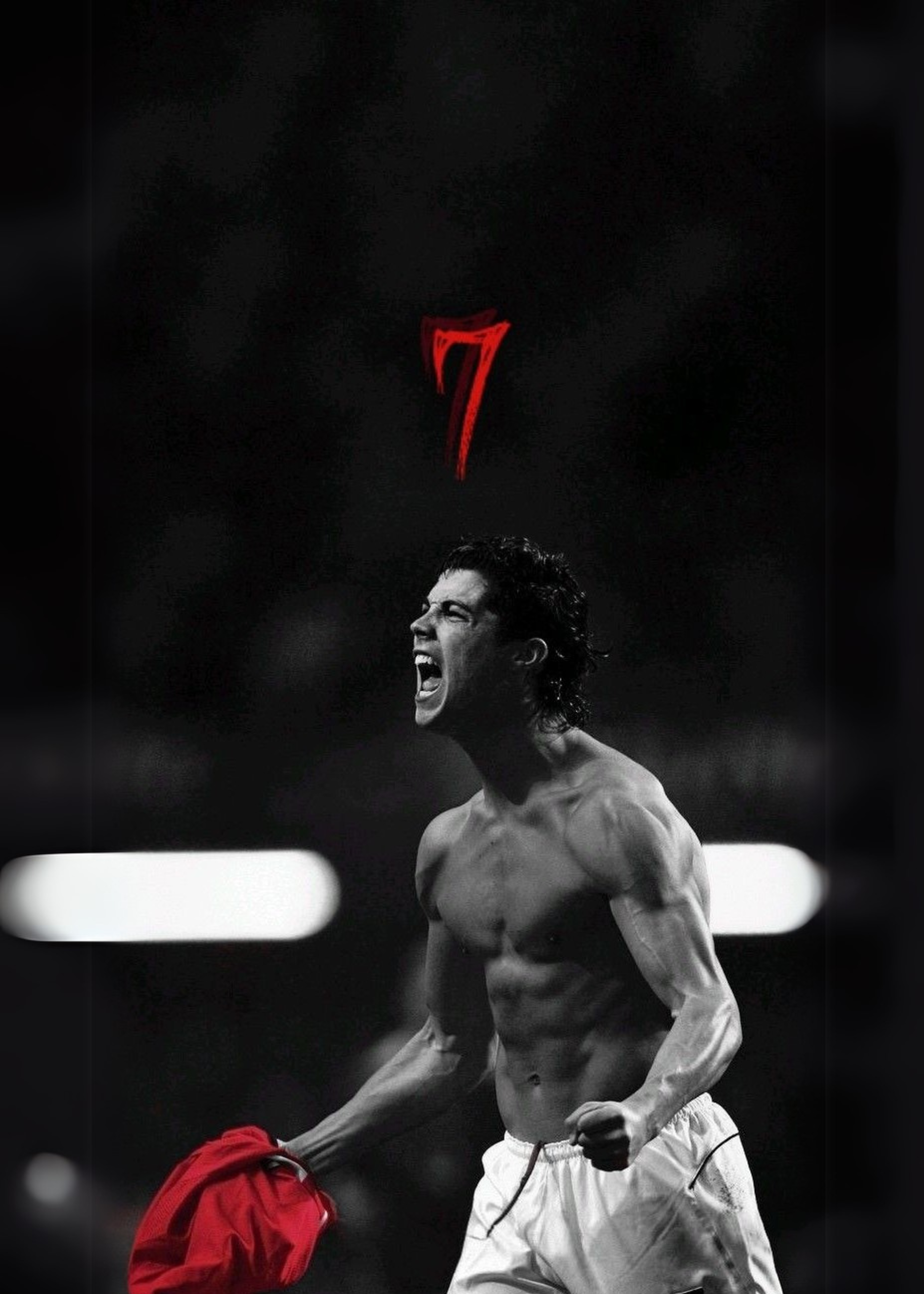 Cristiano Ronaldo Manchester Metal Wall Posters | Premium, Waterproof & Magnet-Mounted Art