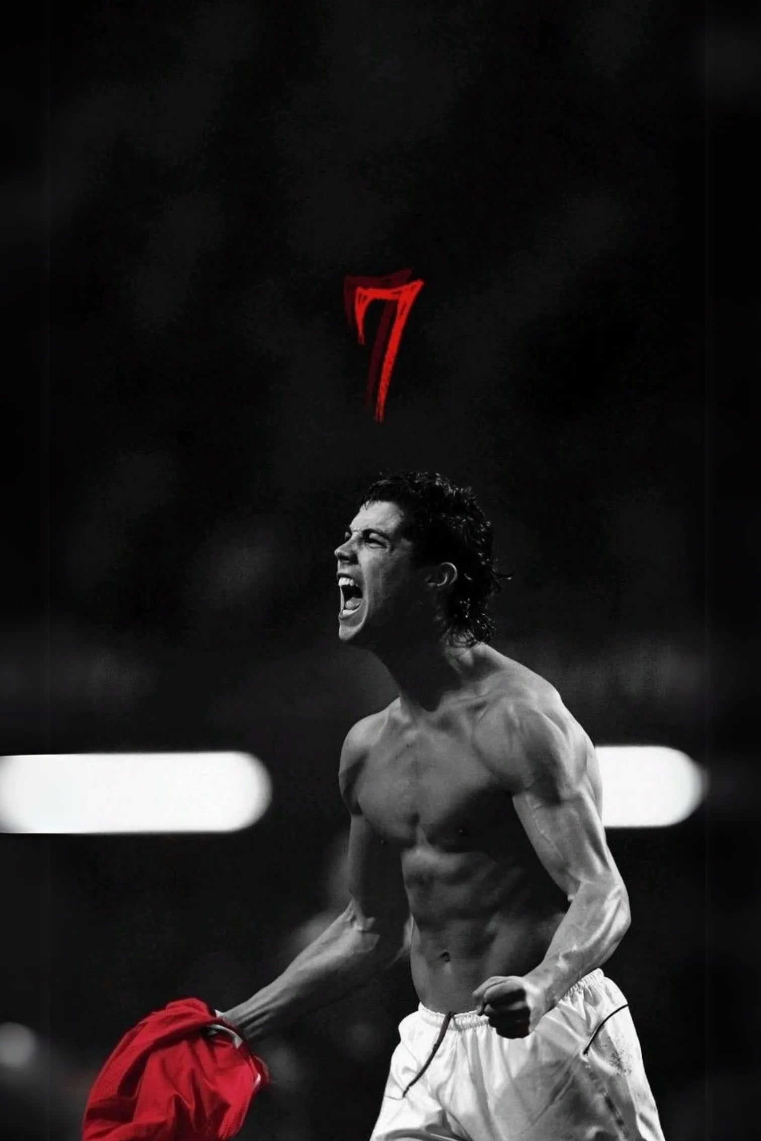 Cristiano Ronaldo Manchester Metal Wall Posters | Premium, Waterproof & Magnet-Mounted Art
