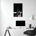 Cristiano Ronaldo Manchester Metal Wall Posters | Premium, Waterproof & Magnet-Mounted Art