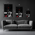 Cristiano Ronaldo Manchester Metal Wall Posters | Premium, Waterproof & Magnet-Mounted Art