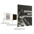 Cristiano Ronaldo Discipline Metal Wall Posters | Premium, Waterproof & Magnet-Mounted Art
