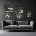Cristiano Ronaldo Discipline Metal Wall Posters | Premium, Waterproof & Magnet-Mounted Art