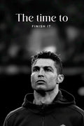 Cristiano Ronaldo Finisher Metal Wall Posters | Premium, Waterproof & Magnet-Mounted Art