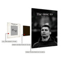Cristiano Ronaldo Finisher Metal Wall Posters | Premium, Waterproof & Magnet-Mounted Art