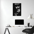 Cristiano Ronaldo GOAT Metal Wall Posters | Premium, Waterproof & Magnet-Mounted Art