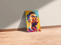 Cristiano Ronaldo Illustration Metal Wall Posters | Premium, Waterproof & Magnet-Mounted Art