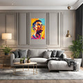 Cristiano Ronaldo Illustration Metal Wall Posters | Premium, Waterproof & Magnet-Mounted Art