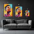 Cristiano Ronaldo Illustration Metal Wall Posters | Premium, Waterproof & Magnet-Mounted Art