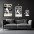 Cristiano Ronaldo Mr Champions Metal Wall Posters | Premium, Waterproof & Magnet-Mounted Art