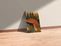 Crocodile Illustration Metal Wall Posters | Premium, Waterproof & Magnet-Mounted Art