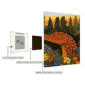 Crocodile Illustration Metal Wall Posters | Premium, Waterproof & Magnet-Mounted Art