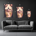 Cute Castle Metal Wall Posters | Premium, Waterproof & Magnet-Mounted Art