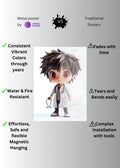 Cute Doctor Child Metal Posters | Premium, Waterproof & Magnet-Mounted Art