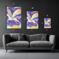 Cute Unicorn Metal Wall Posters | Premium, Waterproof & Magnet-Mounted Art