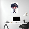 Cute Young Doctor Metal Posters | Premium, Waterproof & Magnet-Mounted Art