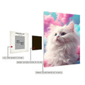 Cute Proud Cat Metal Wall Posters | Premium, Waterproof & Magnet-Mounted Art