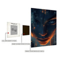 Cyborg Girl City Combination Metal Wall Posters | Premium, Waterproof & Magnet-Mounted Art
