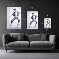Dancing Boy Metal Wall Posters | Premium, Waterproof & Magnet-Mounted Art