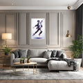 Dancing Boy in Harmony Metal Wall Posters | Premium, Waterproof & Magnet-Mounted Art